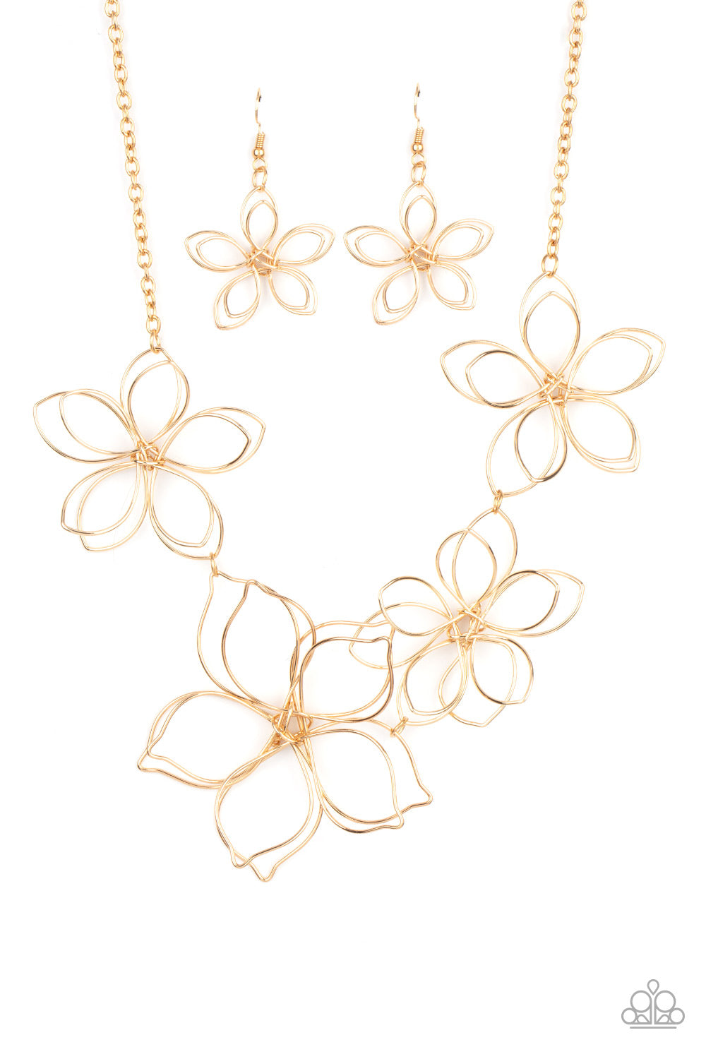 Flower Garden Fashionista - Gold - Jewelz of Joy Boutique